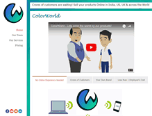 Tablet Screenshot of gocolorworld.com